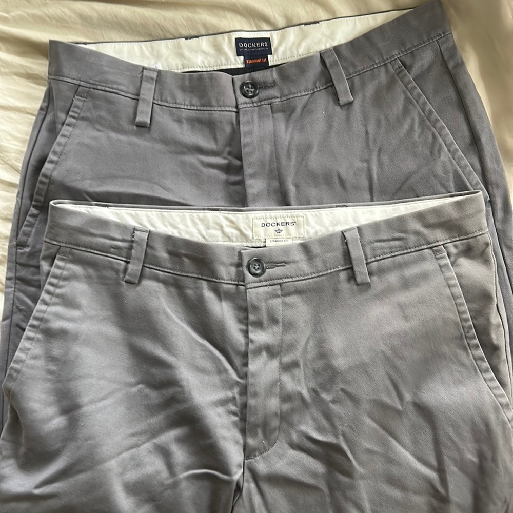 Dockers straight fit pants bundle
